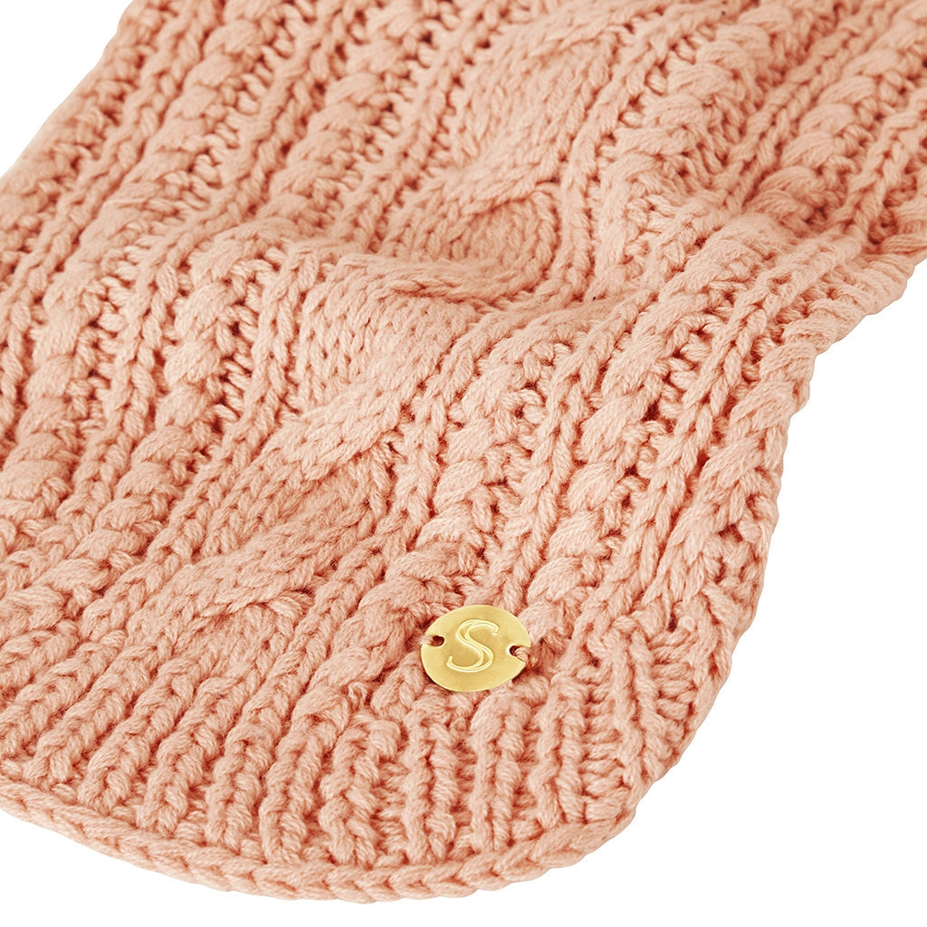 Merino 100% Woolen Dog Jumper Bobble Knit Dog Sweater - Caramel Merino Blend 100% woolen dog Jumper Sebastian Says