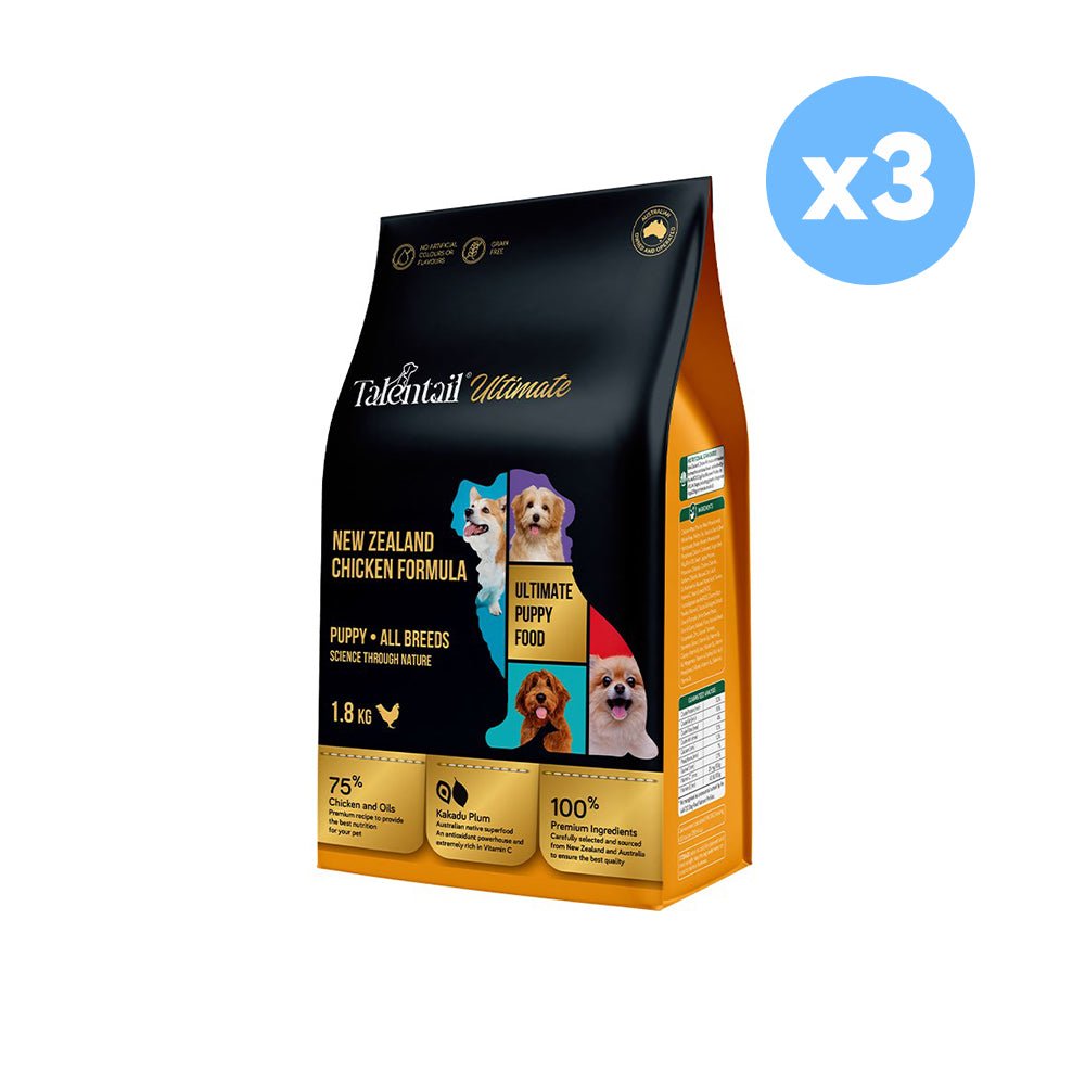 TALENTAIL ULTIMATE New Zealand Chicken - Puppy 5.4Kg (1.8kg x 3) Pet Care > Pet Food TALENTAIL