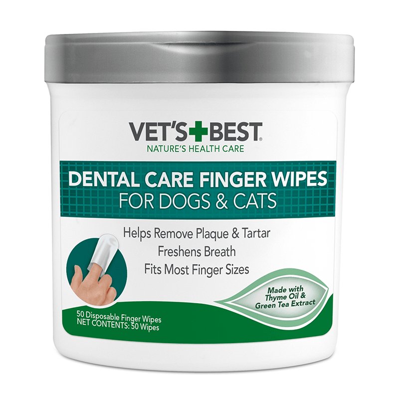 Vet’s Best – Advanced 3-Head Toothbrush Pet Care > Cleaning & Maintenance Vet's Best Vet’s Best – Dental Care Finger Wipes