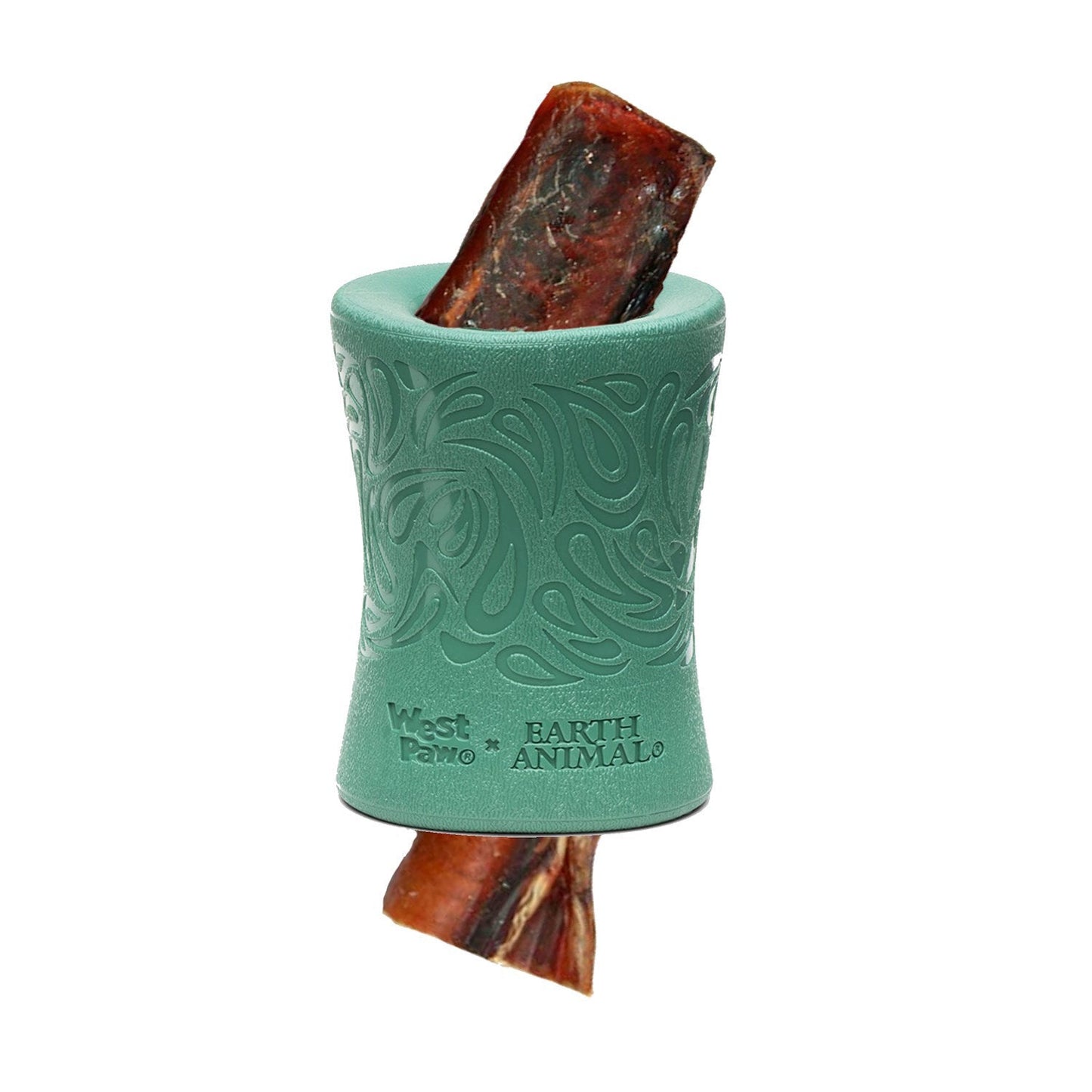West Paw Funnl Dog Treat & Chew Hiding Toy for Moderate Chewers Treat Holder West Paw Design Green Kelp
