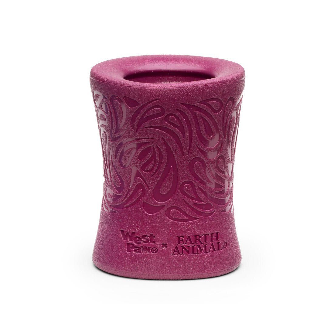 West Paw Funnl Dog Treat & Chew Hiding Toy for Moderate Chewers Treat Holder West Paw Design Tropic Red