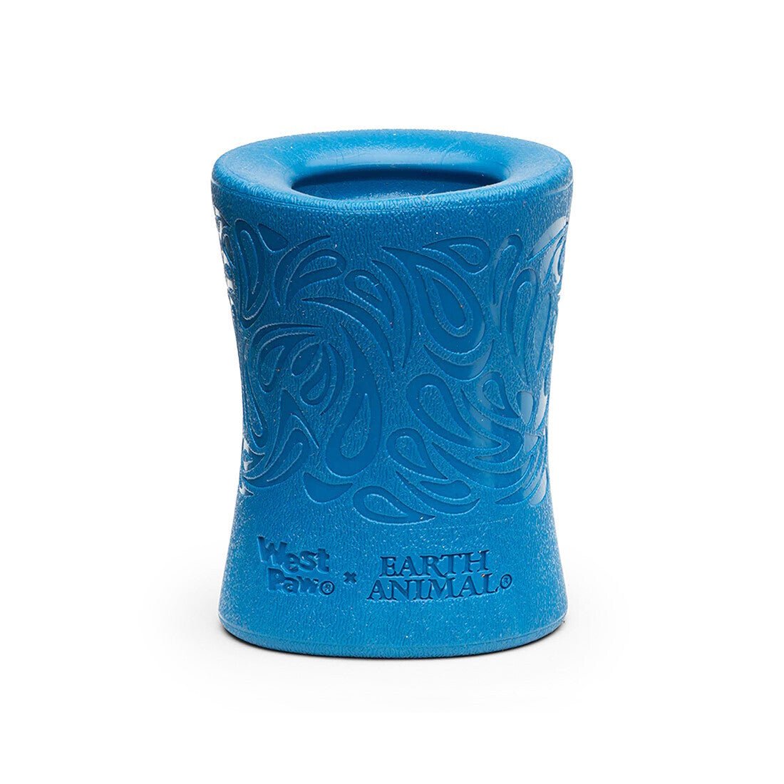 West Paw Funnl Dog Treat & Chew Hiding Toy for Moderate Chewers Treat Holder West Paw Design Blue Marine