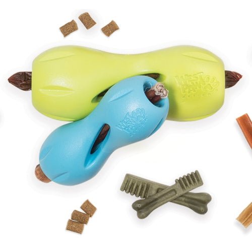 West Paw Qwizl Treat Dispensing Dog Toy - Treat Dispensing Dog Toy Dog toys West Paw Design