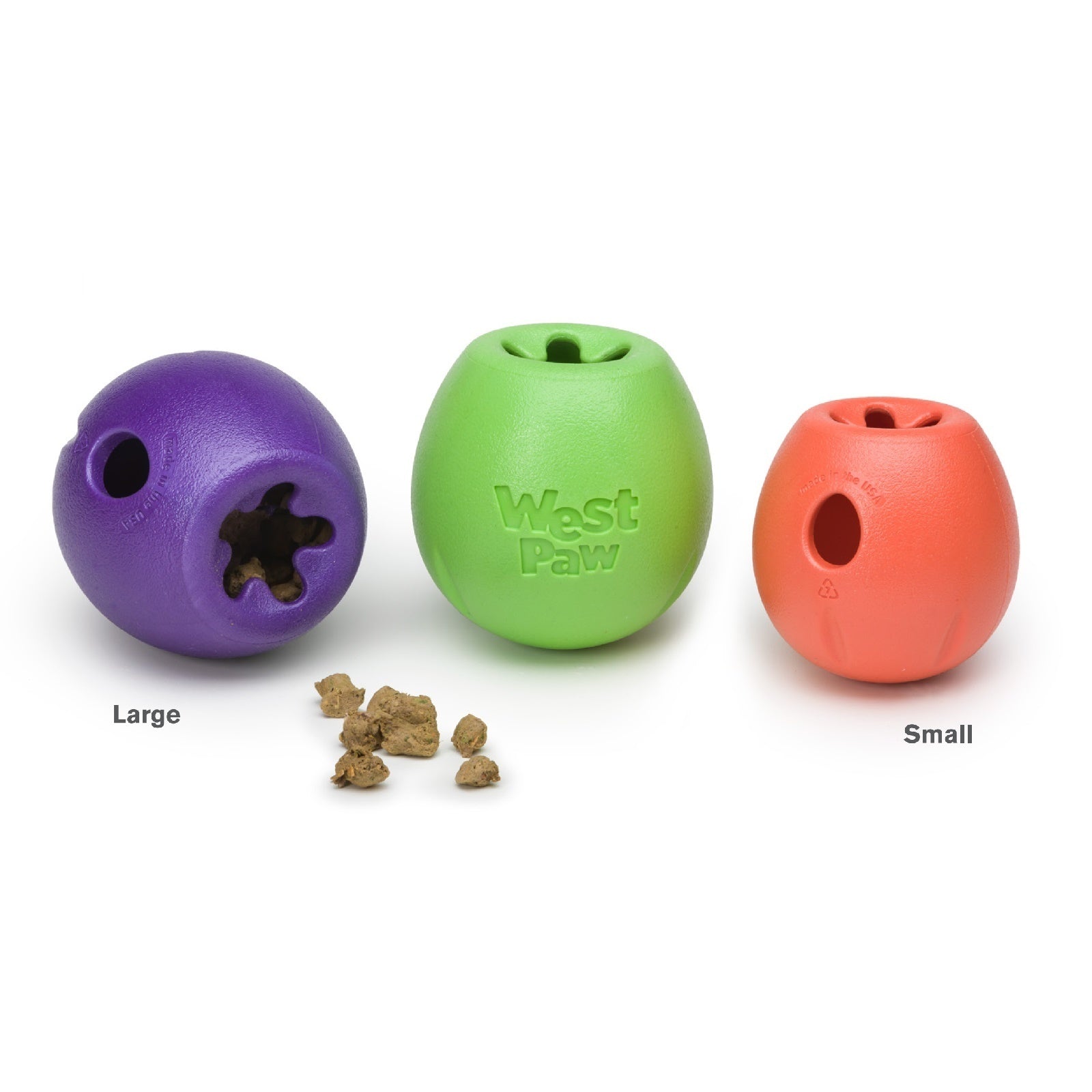 West Paw Rumbl Treat Dispensing Dog Toy Dog toys West Paw Design