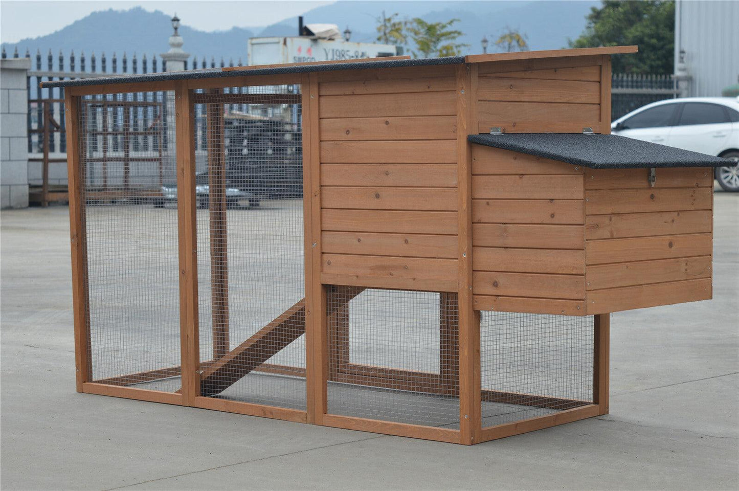 YES4PETS Large Chicken Coop Rabbit Hutch Cat Ferret Cage Hen Chook House Pet Care > Coops & Hutches YES4PETS