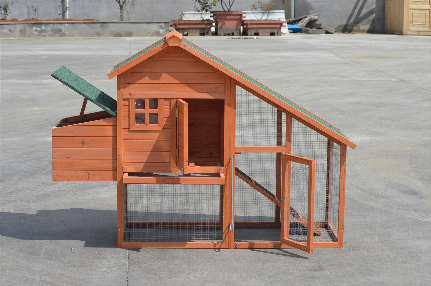 YES4PETS Large Chicken Coop Rabbit Hutch Ferret Cage Hen Chook Cat Kitten House Pet Care > Coops & Hutches YES4PETS