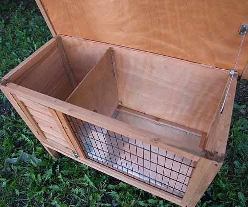 YES4PETS Single Wooden Pet Rabbit Hutch Guinea Pig Cage with Slide out Tray Pet Care > Coops & Hutches YES4PETS