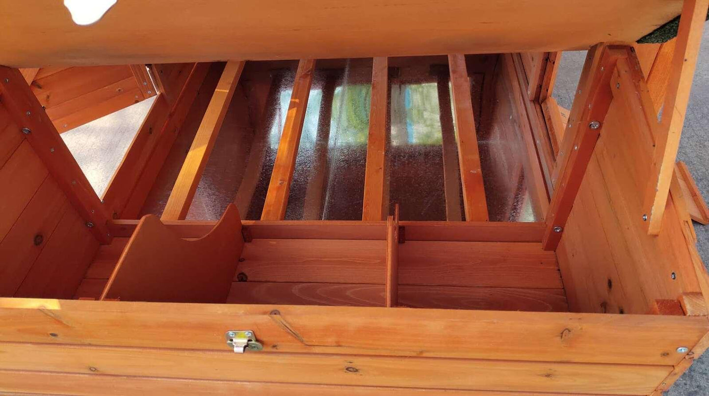 YES4PETS XL Chicken Coop Rabbit Hutch Ferret Cage Hen Chook Cat Kitten House With Run Pet Care > Coops & Hutches YES4PETS