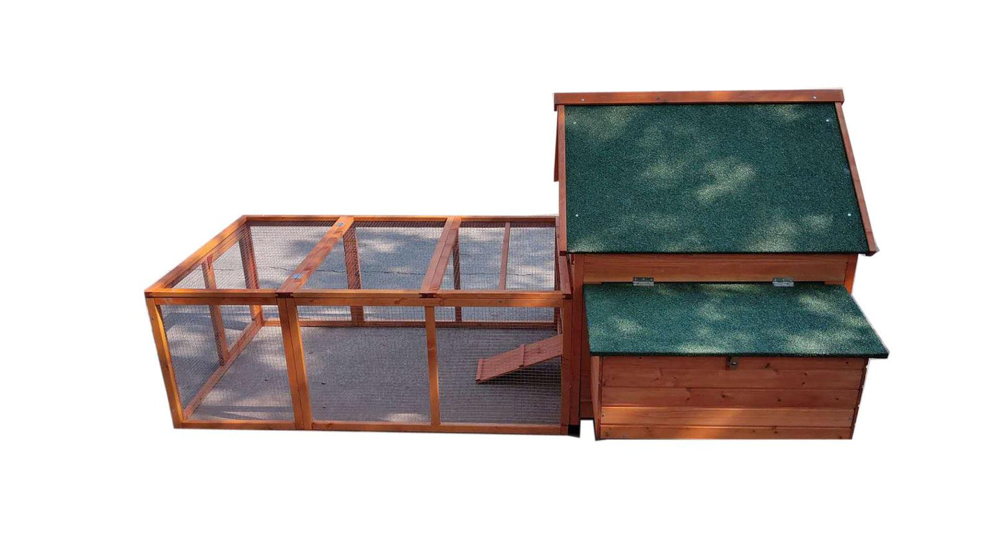 YES4PETS XL Chicken Coop Rabbit Hutch Ferret Cage Hen Chook Cat Kitten House With Run Pet Care > Coops & Hutches YES4PETS