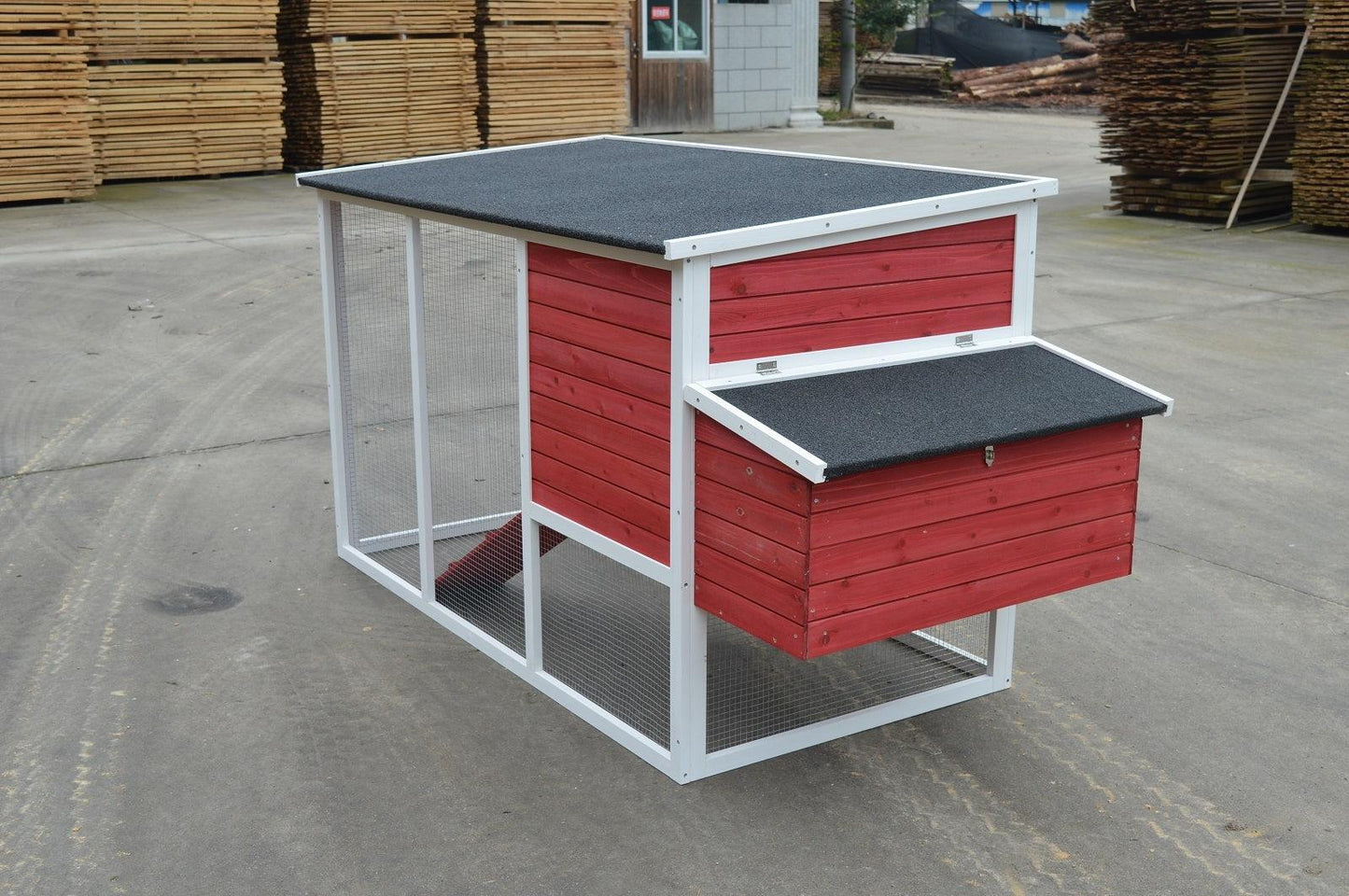 YES4PETS XL Ferret Guinea Pig Cat Cage Rabbit Hutch Chicken Coop 200x94x105 cm Pet Care > Coops & Hutches YES4PETS