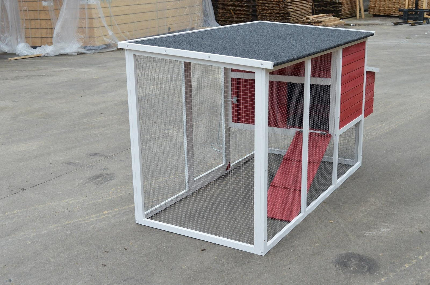YES4PETS XL Ferret Guinea Pig Cat Cage Rabbit Hutch Chicken Coop 200x94x105 cm Pet Care > Coops & Hutches YES4PETS