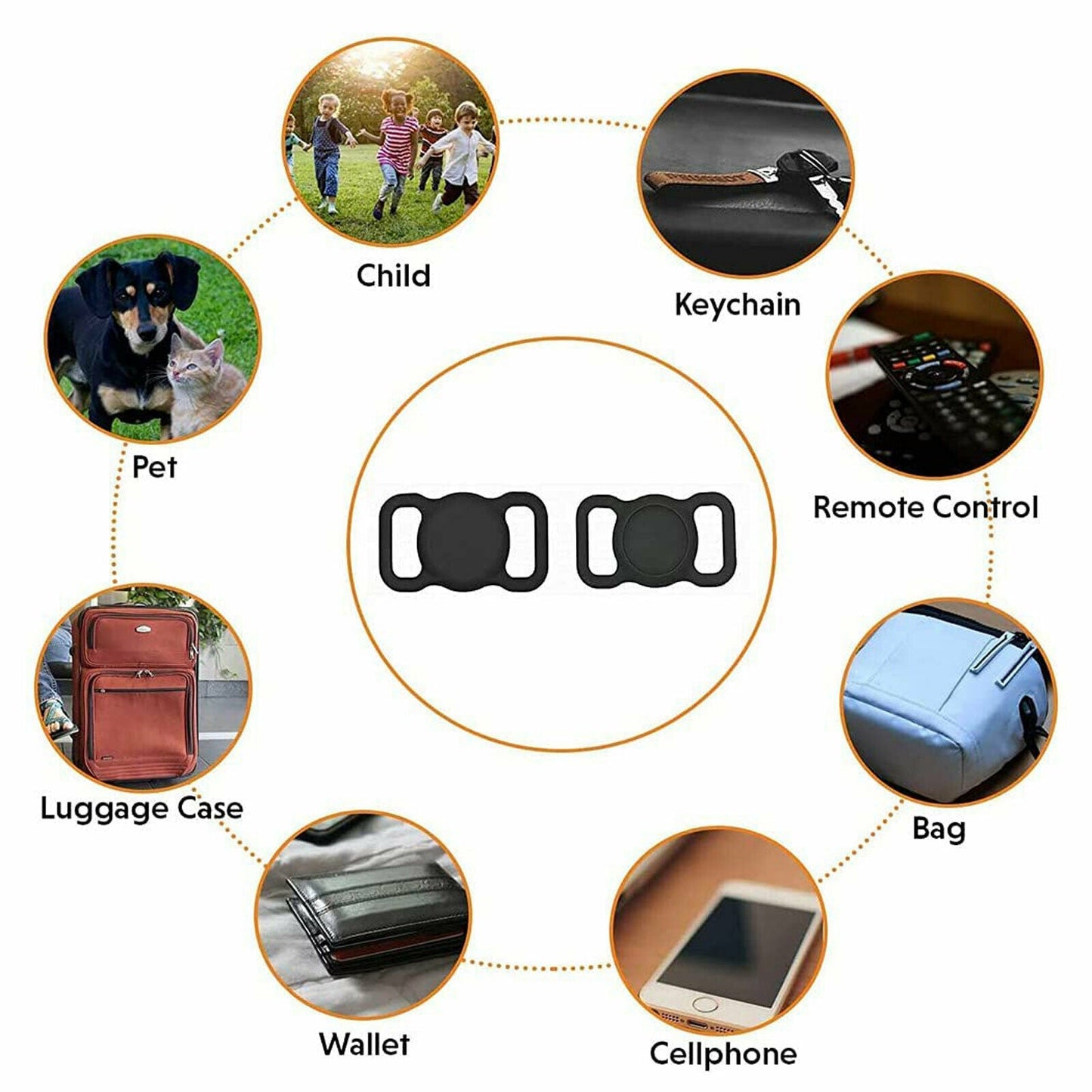 Silicone Pet Protective Case for Airtag Loop Apple GPS Finder Dog Cat Collar AU Pet Care > Dog Supplies Industrial