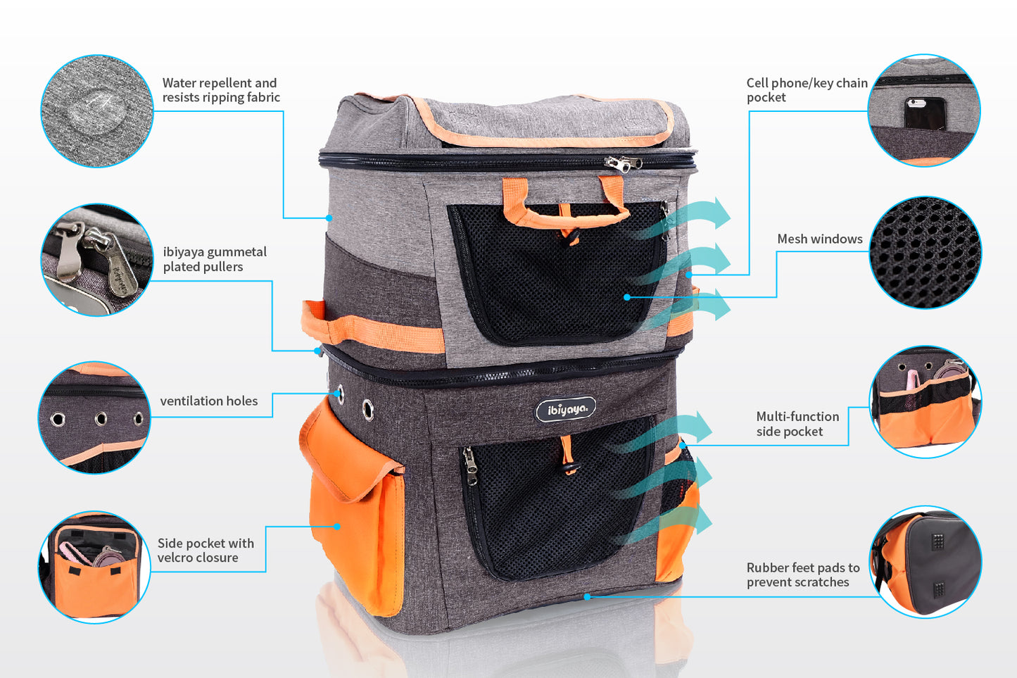 biyaya Two-tier Pet Backpack