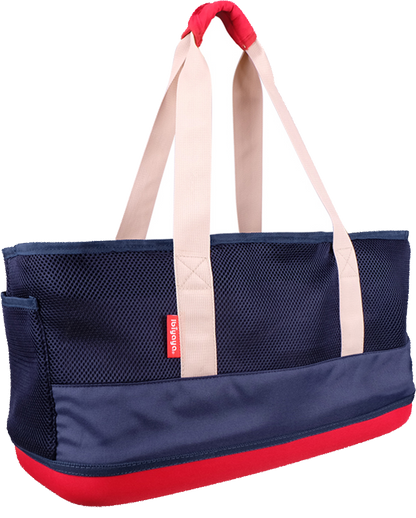 Ibiyaya Light Pet Carrier with Hardshell Base for Dachshunds & Long Pets - Khaki Pet Carrier Ibiyaya