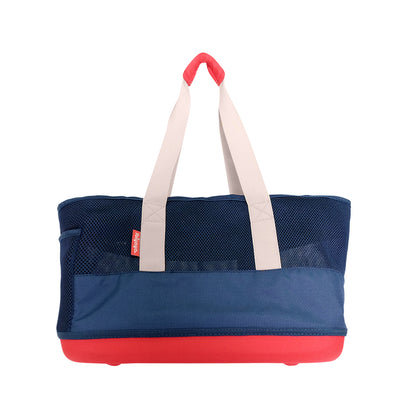 Ibiyaya Light Pet Carrier with Hardshell Base for Dachshunds & Long Pets - Khaki Pet Carrier Ibiyaya