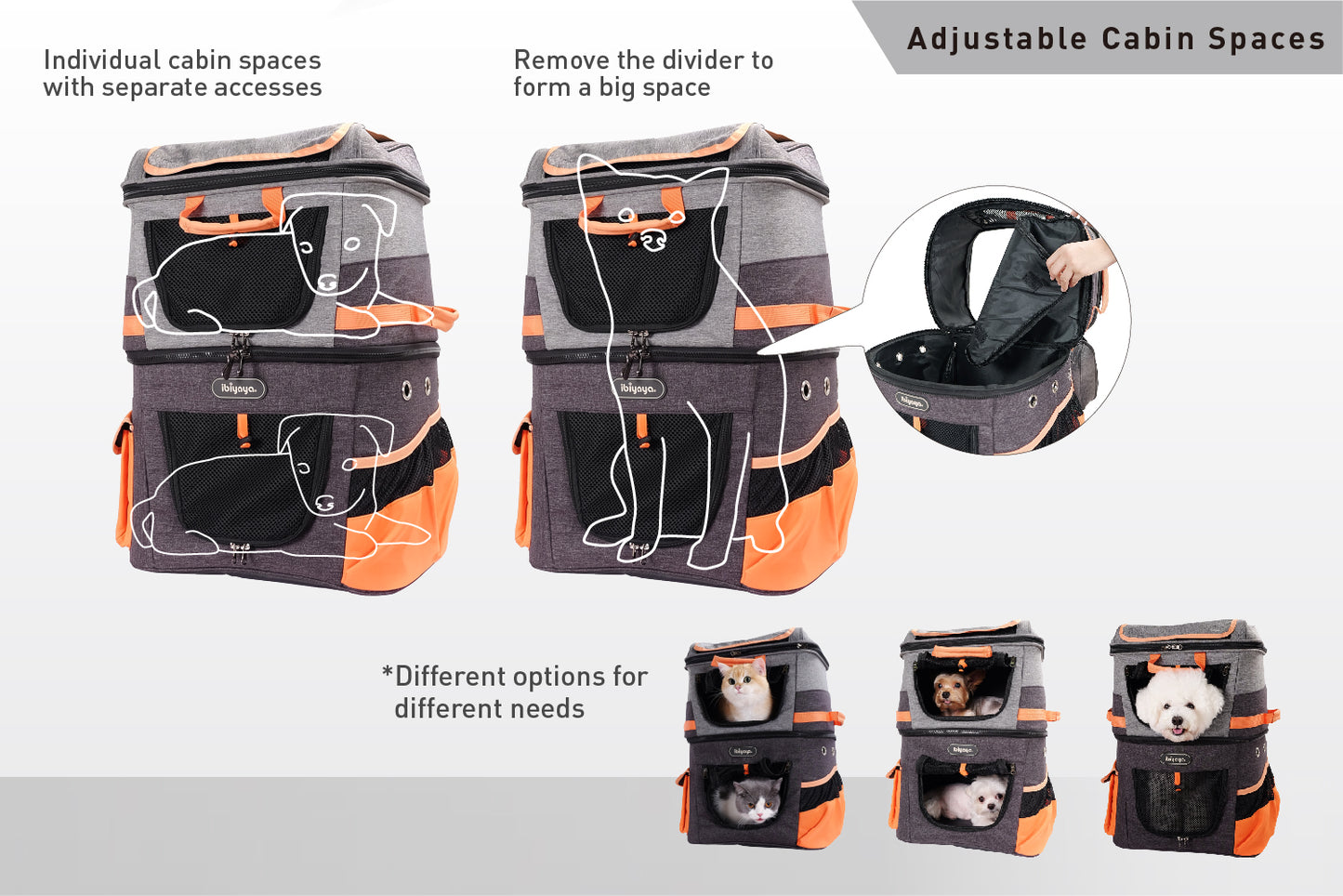 biyaya Two-tier Pet Backpack