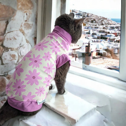 Cat Jumper - Le Fleur cat jumper Queenie's pawprints