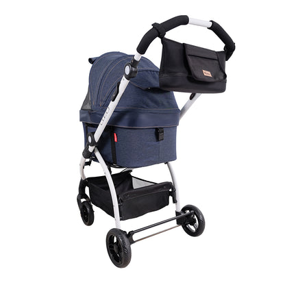 Ibiyaya CLEO Multifunction Pet Stroller & Car Seat Travel System in Blue Jeans pet stroller Ibiyaya