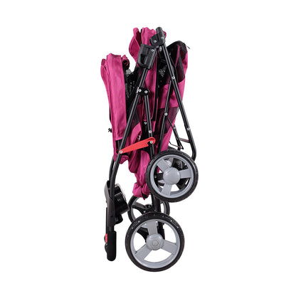 Ibiyaya Double Decker Pet Stroller for Multiple Pets - Silver Gray pet stroller Ibiyaya