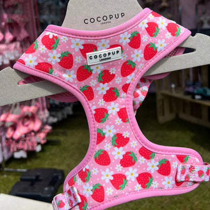 Cocopup London – Adjustable Neck Harness – Pupberry Fields Dog Harness Cocopup London