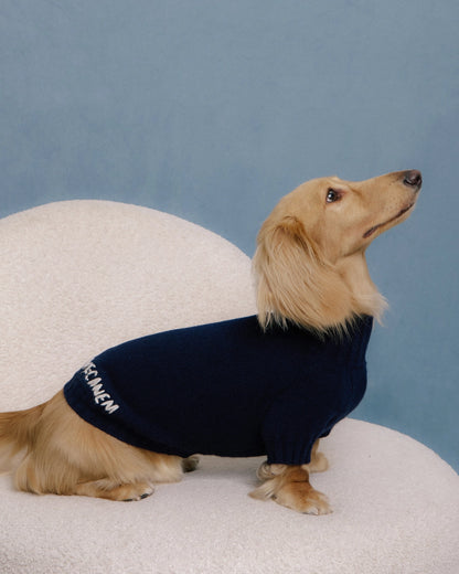 100% woolen dog jumper Merino Wool Dog Sweater with Vintage Dome Buttons Retro Red Merino wool 100% woolen dog jumper Cave Canem S Black