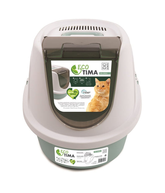M-PETS ECO TIMA Cat Litter Box Eco Cat Litter Box M-Pets Sea Green Medium