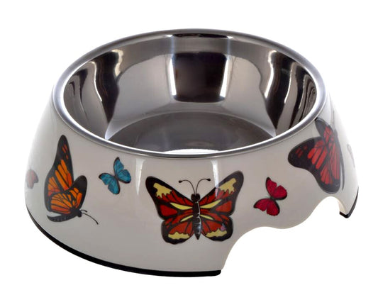 Le pets butterfly design  pet bowl 