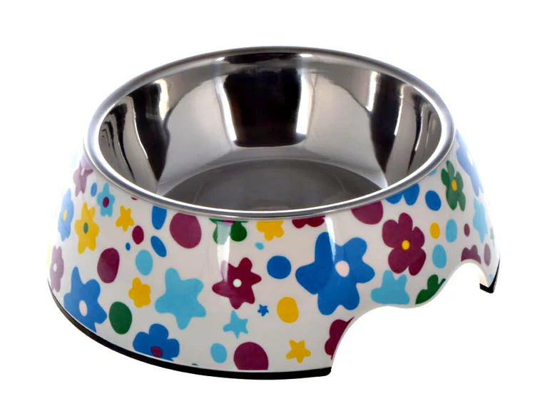 Lepets Mellamine Pet Bowl - Butterfly