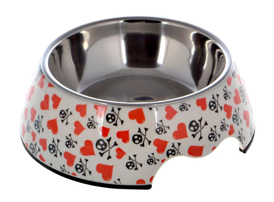 Lepets Mellamine Pet Bowl - Butterfly