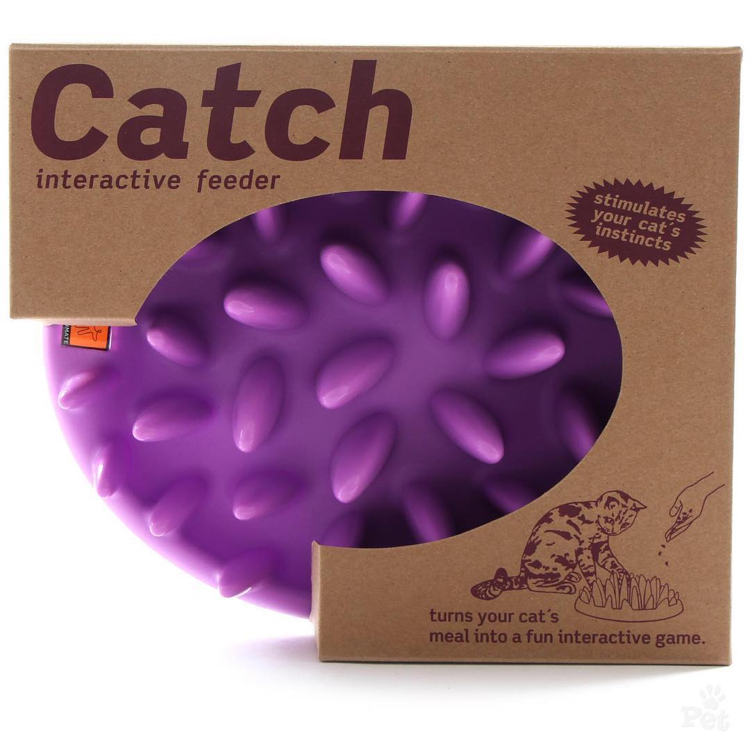 Northmate Catch Interactive Slow Food Cat Bowl interactive slow feeder for Cats northmate