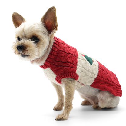 Holiday Appliques Dog Sweater christmas dog sweater dogo
