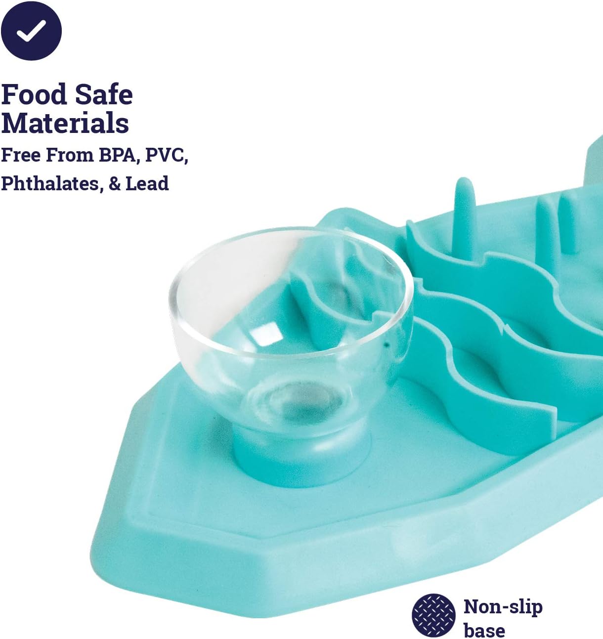 OUTWARD HOUND CAT HUNT N SNACK MAT BLUE slow cat feeder Outward Hound