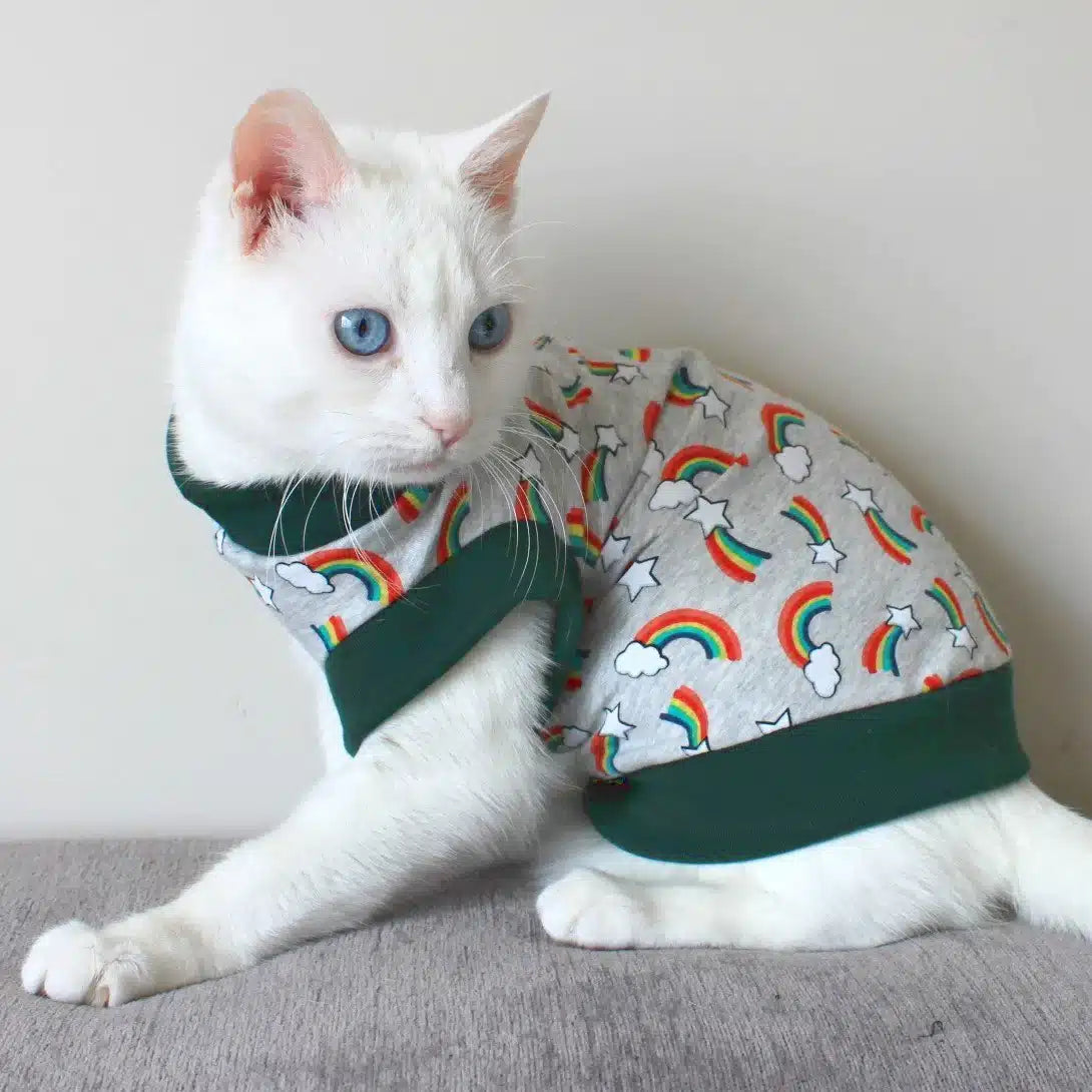 Cat Jumper cat clothing Queenie's pawprints