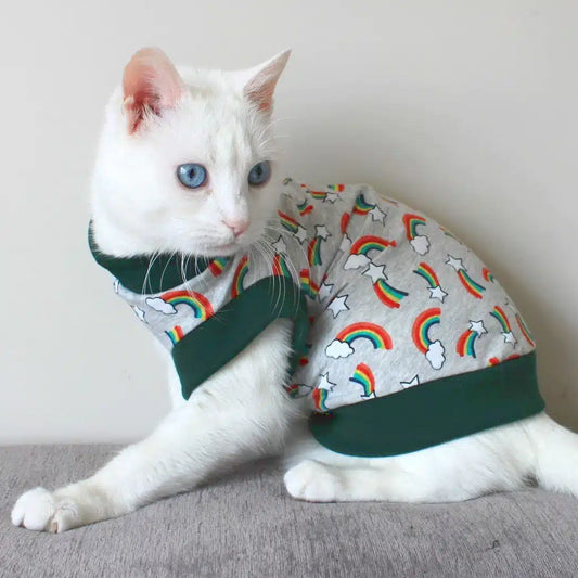 Cat Jumper cat clothing Queenie's pawprints