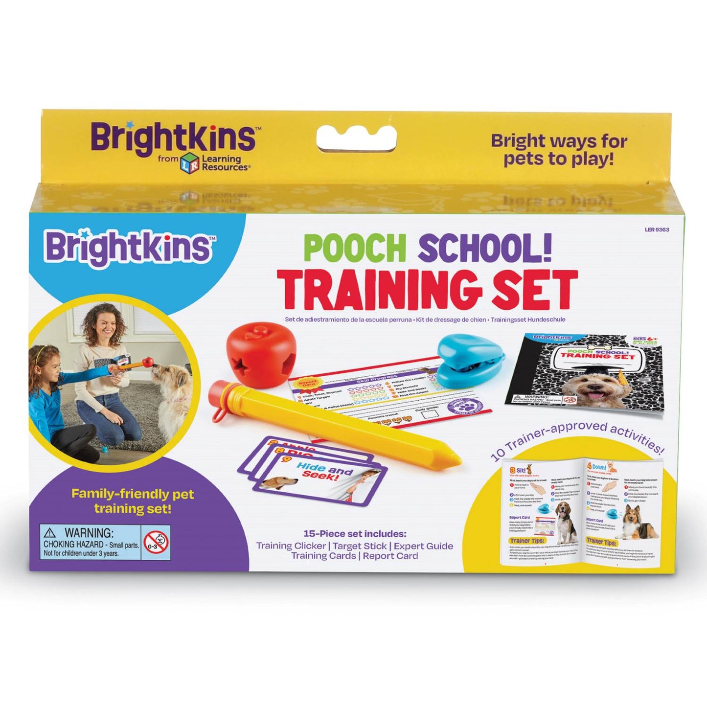 Brightkins pooch school training set in package