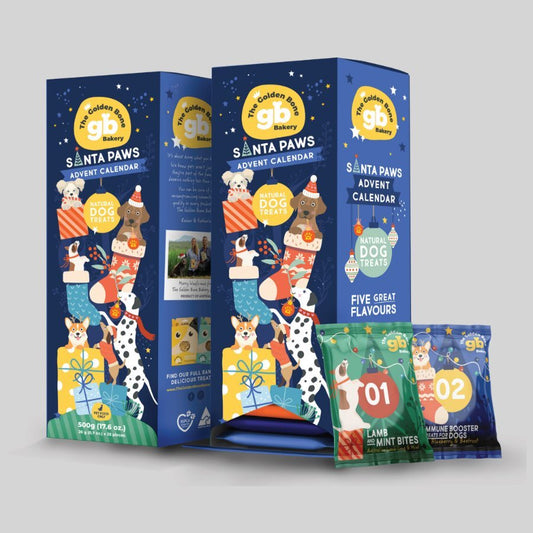 Golden Bone Bakery Christmas Advent Calendar with Dog Treats - Tower