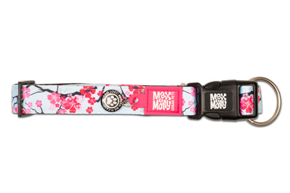 max and Molly smart Id Collar Cherry Bloom Dog Collar Max and Molly