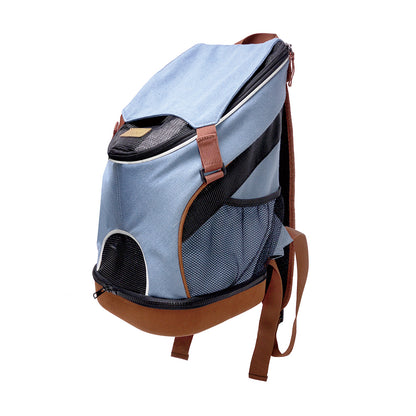 Ibiyaya Denim Fun Lightweight Pet Backpack Pet Carrier Ibiyaya