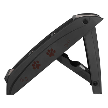 i.Pet Dog Ramp Steps For Bed Sofa Car Pet Stairs Ladder Portable Foldable Black Pet Care > Dog Supplies > Dog Steps & Ramps ipet