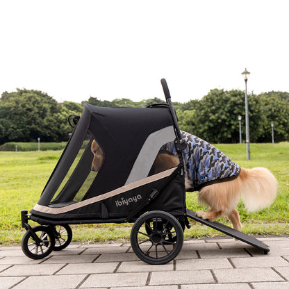 Ibiyaya Portable Dog Ramp & Mud Shield for the Grand Cruiser Stroller pet stroller dog ramp with mud shield Ibiyaya