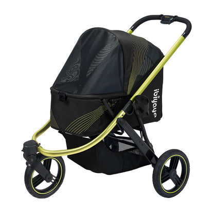 Ibiyaya The Beast Pet Jogging Stroller - Flash Grey pet stroller Ibiyaya