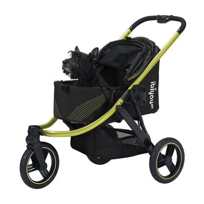 Ibiyaya The Beast Pet Jogging Stroller - Flash Grey pet stroller Ibiyaya