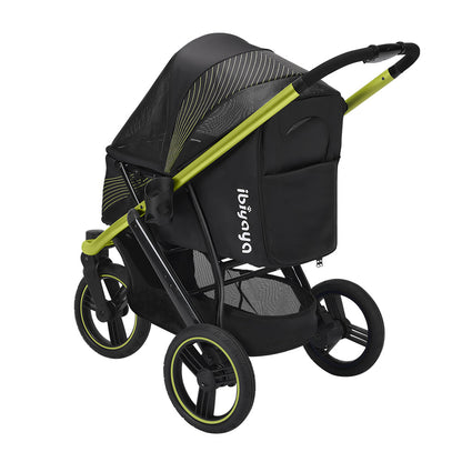 Ibiyaya The Beast Pet Jogging Stroller - Flash Grey pet stroller Ibiyaya