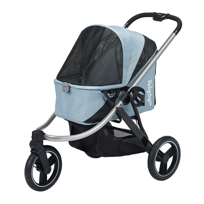 Ibiyaya The Beast Pet Jogging Stroller - Flash Grey pet stroller Ibiyaya