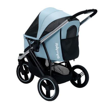Ibiyaya The Beast Pet Jogging Stroller - Flash Grey pet stroller Ibiyaya