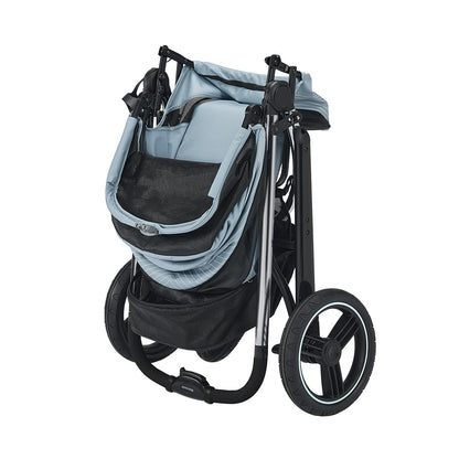 Ibiyaya The Beast Pet Jogging Stroller - Flash Grey pet stroller Ibiyaya