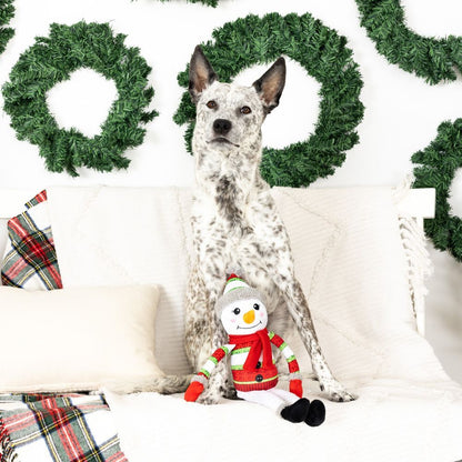 Fringe Studio Too Cute To Chill Plush Squeaker Christmas Dog Toy Dog toys Fringe Studio