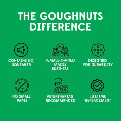 Goughnuts Dog Rings for Aggressive chewers tough dog toys GOUGHNUTS