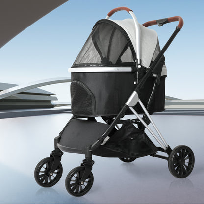 PaWz 4 Wheels Pet Stroller Dog Cat Pram pet stroller PaWz