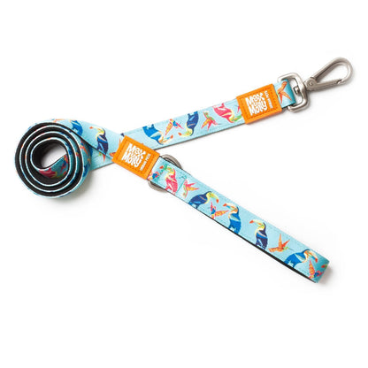Max and Molly Dog Lead - Large Size - Various Designs - Woofy and Whiskers-Polyester-Quick drying neoprene- Heavy Duty Lobster claw metal clip- Pet Care > Dog Supplies Max & Molly Urban Pets Paradise Large